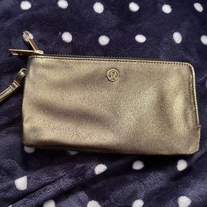 Lululemon Gold Wristlet